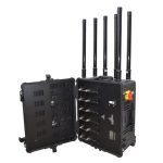 Portable High Power Signal Jammer with Output Power 300W Mobile Phone 4GLTE WIFI Blocker Jamming up to 1500m